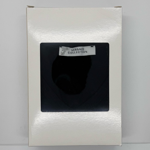 Versace Collection Men’s Black Logo Round Neck Medusa T-Shirt, Undershirt - Picture 3 of 4